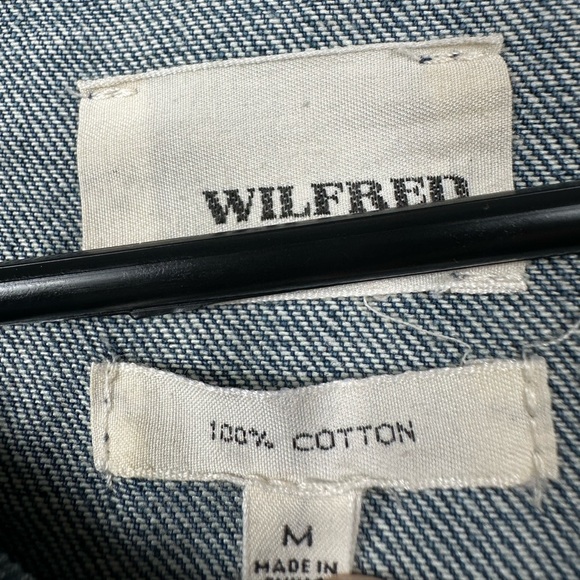 Aritzia Wilfred Free Nori Denim Mini Dress Blue Size Medium - Picture 4 of 6